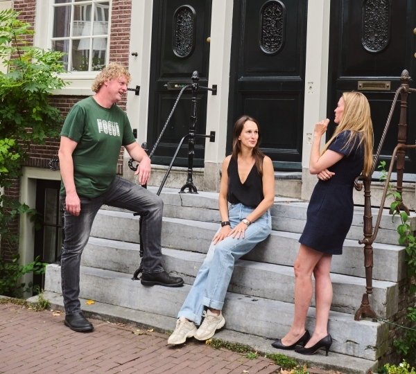 Team collaboration during the hackathon session.