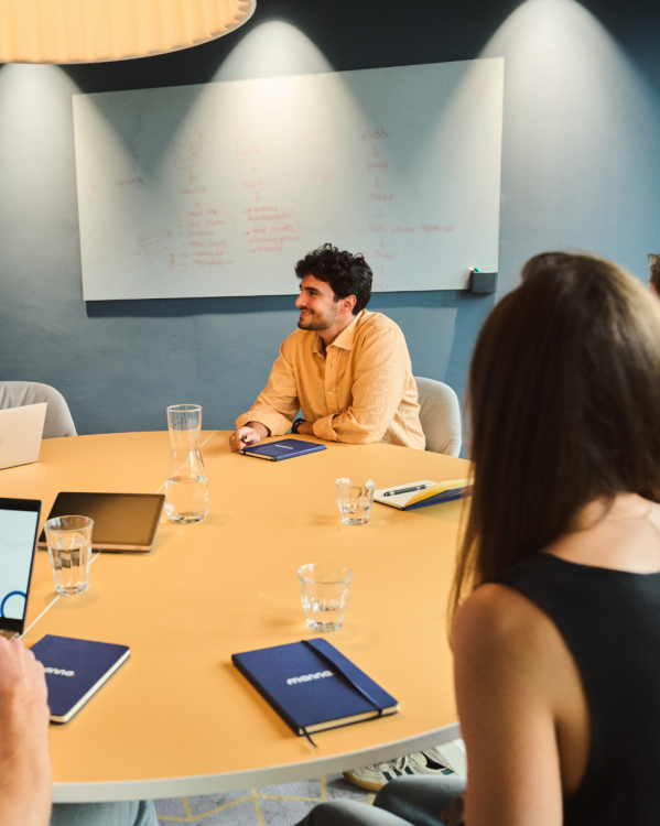 Berker in the meeting room